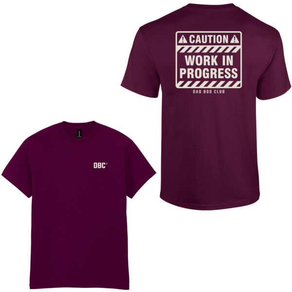 Caution Work in Progress T-Shirt Thumbnail