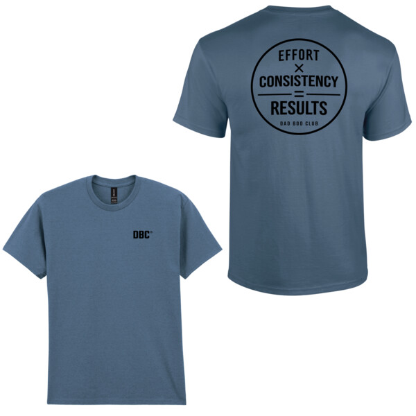 Effort x Consistency = Results T-Shirt Thumbnail